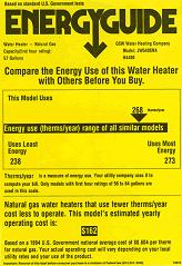 yellow energyguide label, Boston, Holliston MA